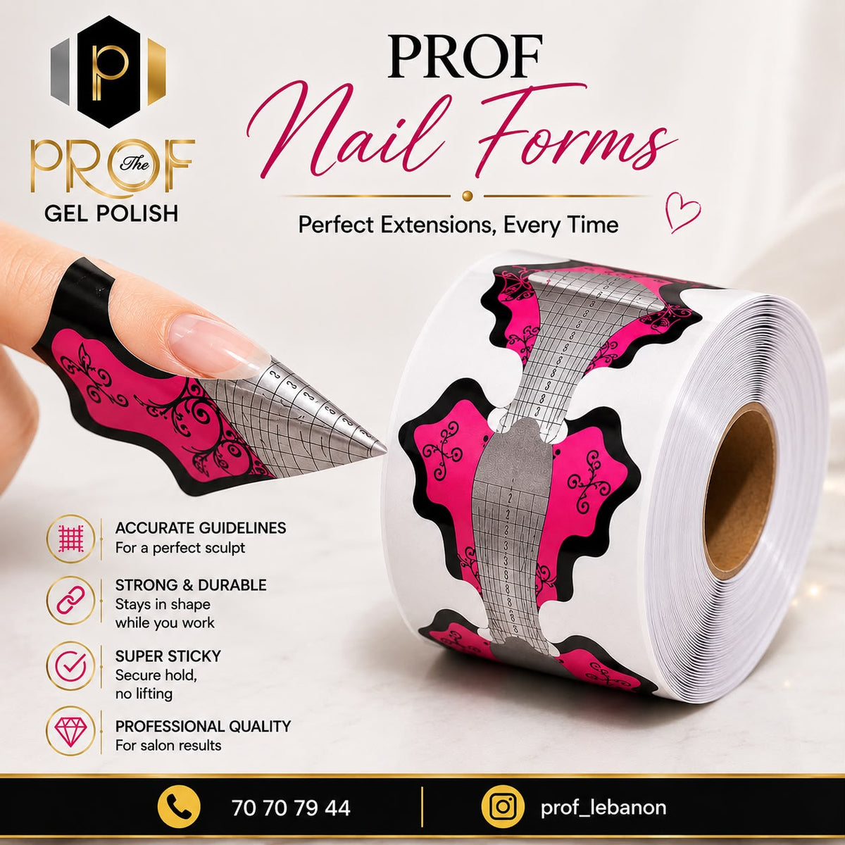 Professional Nail Forms – Nail Extension Forms
