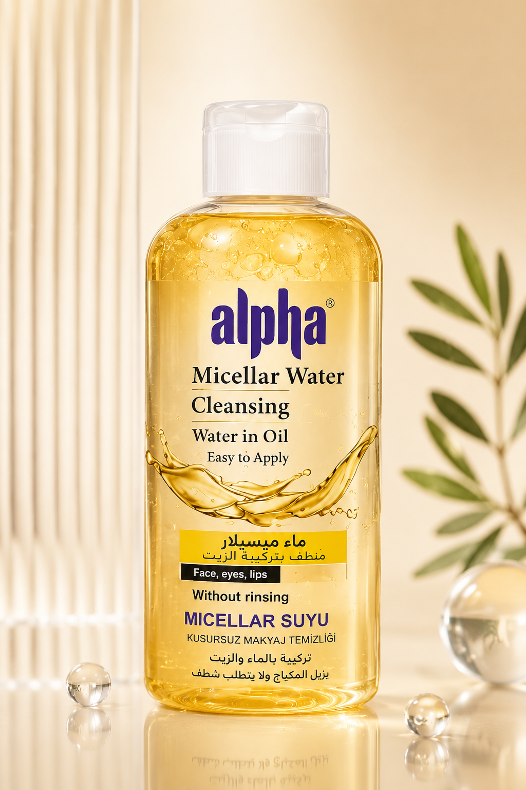 Alpha Micellar Water Cleansing – Water in Oil