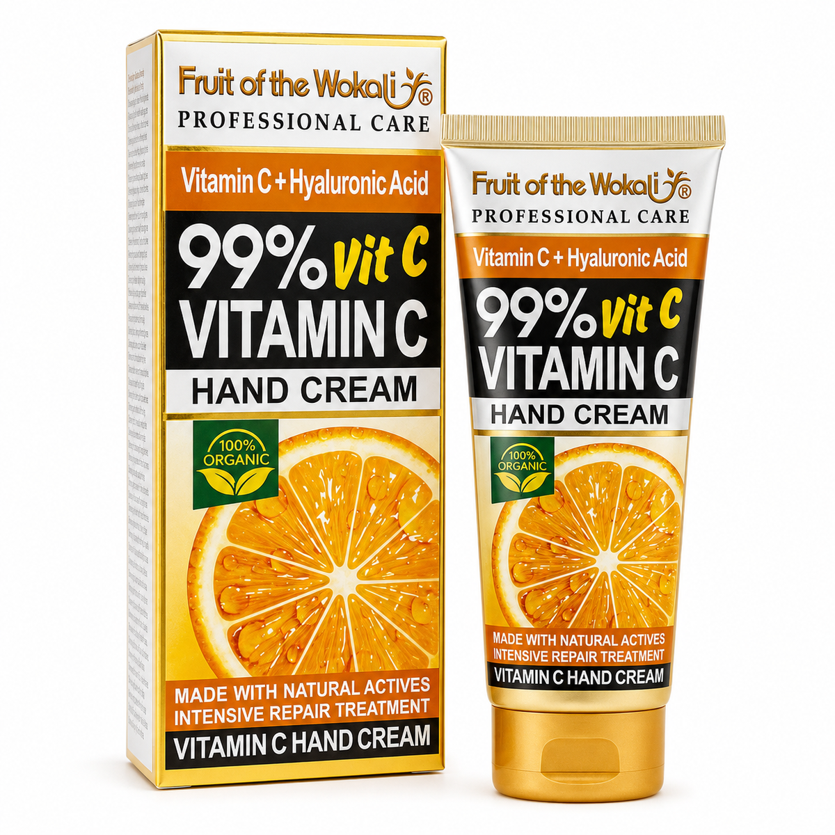 Wokali Vitamin C & Hyaluronic Acid Hand Cream