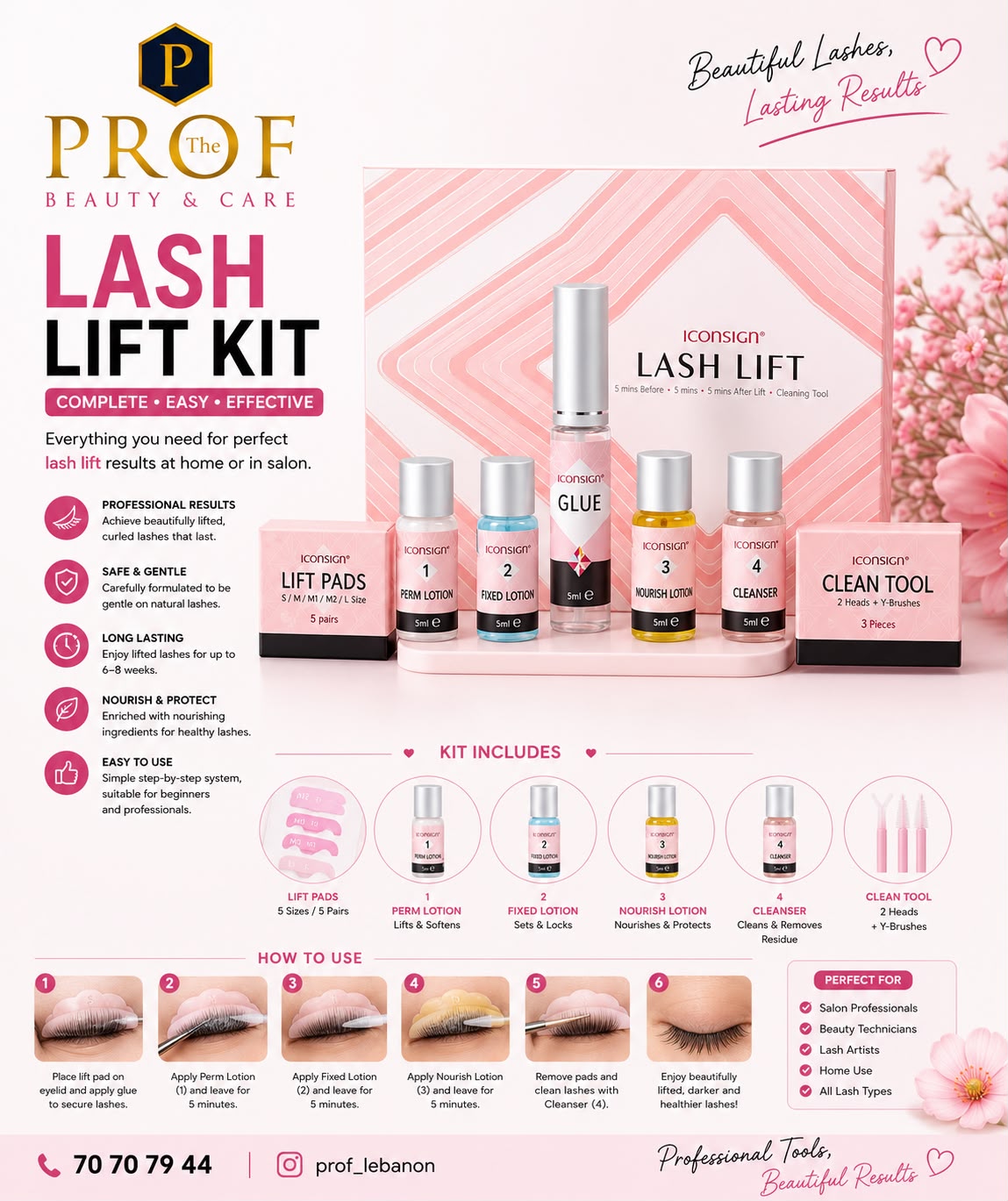 ICONSIGN Professional Lash Lift Kit