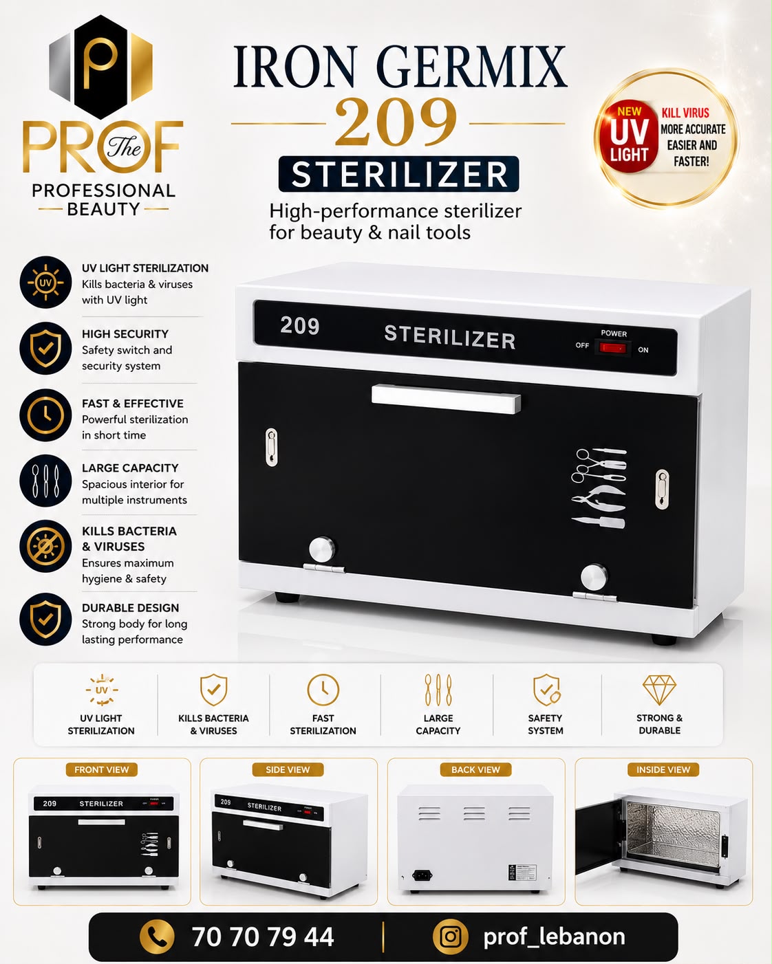 Iron Germix 209 Professional UV Sterilizer