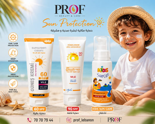 Alpha Sun Protection Cream – SPF 60 SPF 90 & Kids