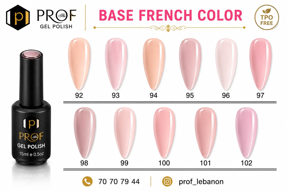 PROF Base French Color Gel Polish – 15ml