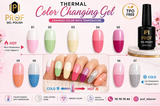 PROF Thermal Color Changing Gel Polish