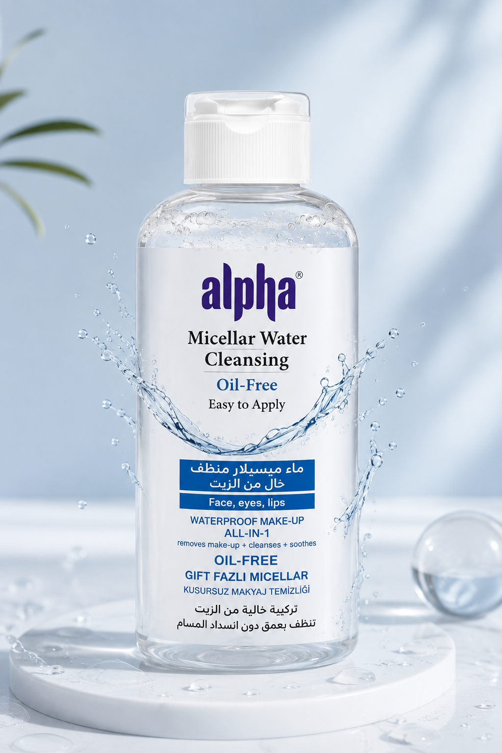 Alpha Micellar Water Cleansing – Oil-Free