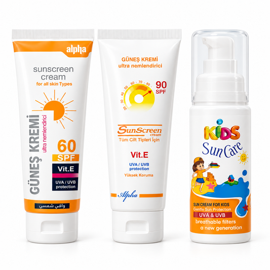 Alpha Sun Protection Cream – SPF 60 SPF 90 & Kids