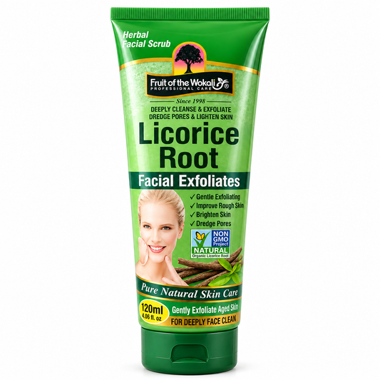 Facial Exfoliating Gel Scrub (Fruit of the Wokali Licorice Root)