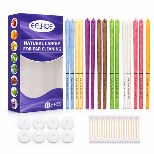 EELHOE Ear Candle Set with Protective Discs – 8 Pieces
