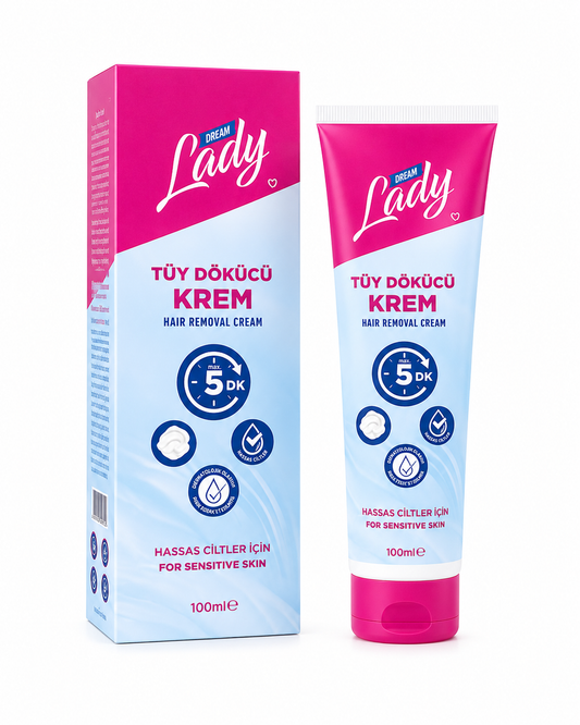 Dream Lady Hair Removal Cream for Sensitive Skin – 100ml