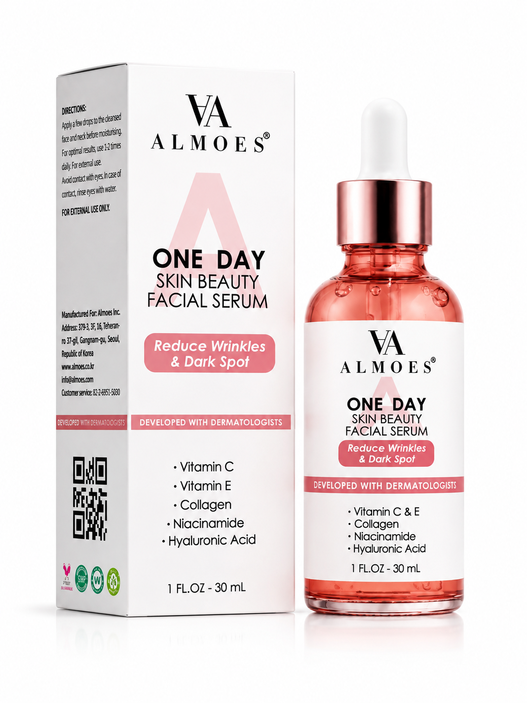 VA Almoes One Day Skin Beauty Facial Serum