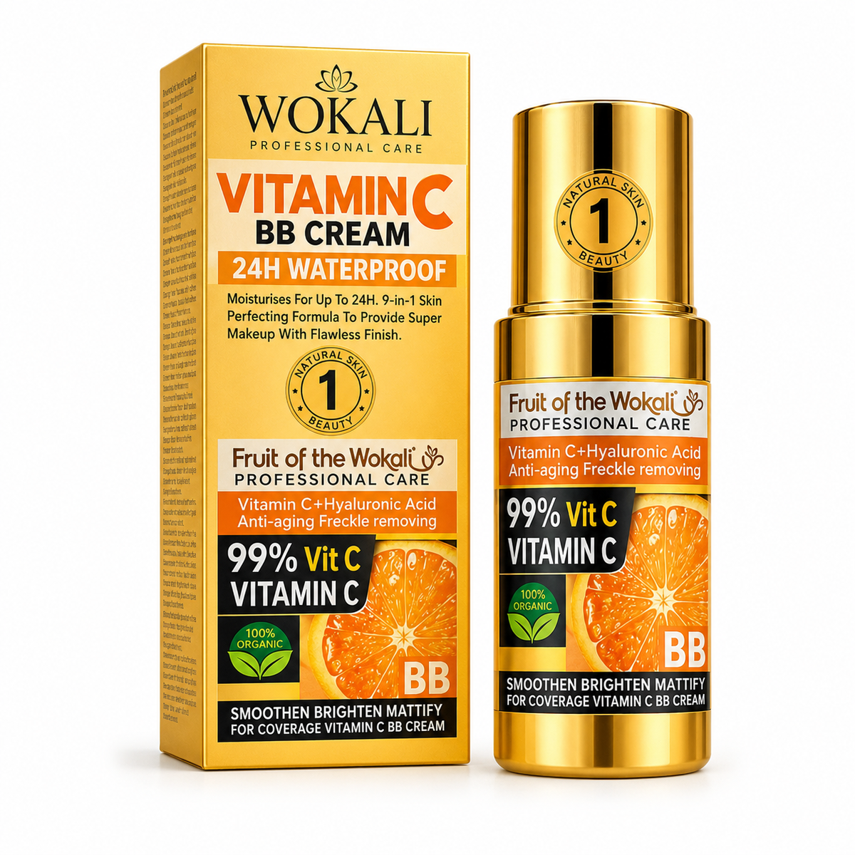 Wokali Vitamin C BB Cream SPF 30 – Shade 01