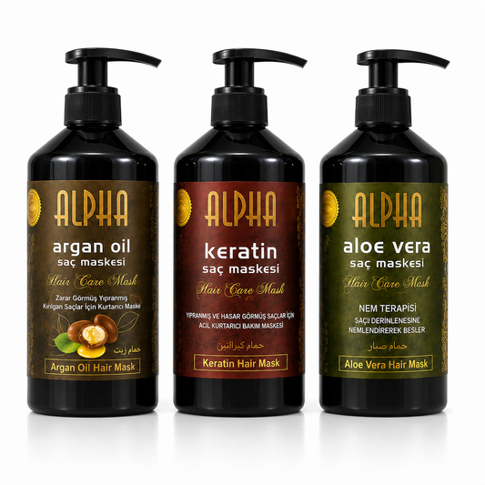 Alpha Hair Care Mask – Argan Oil, Keratin or Aloe Vera