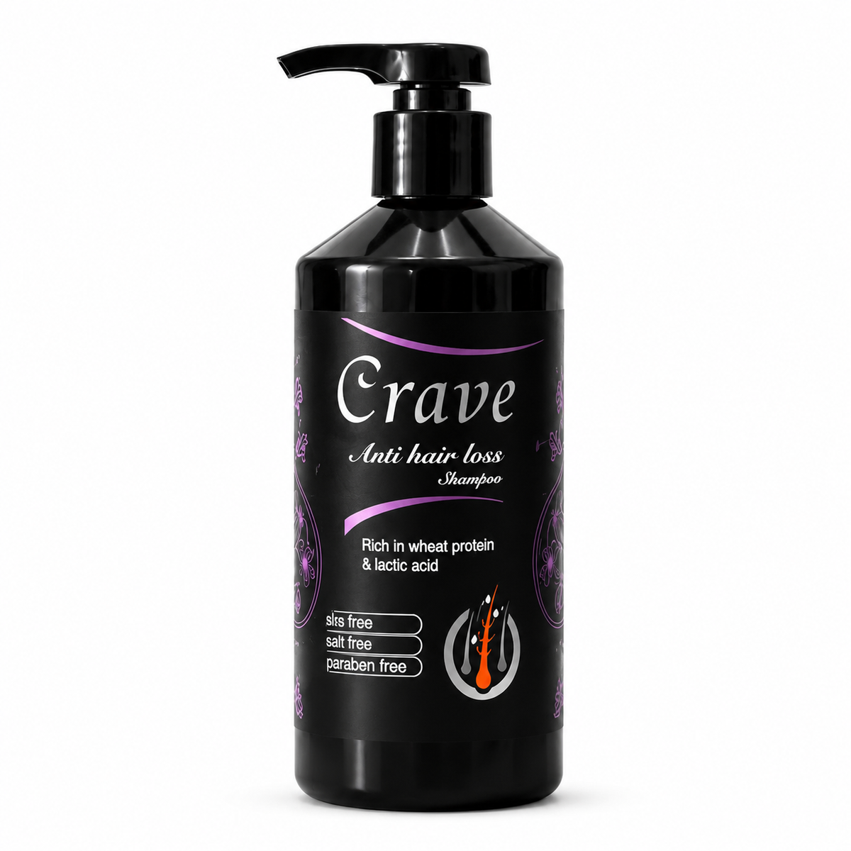 Crave Anti Hair Loss Shampoo with Wheat Protein 500 ml