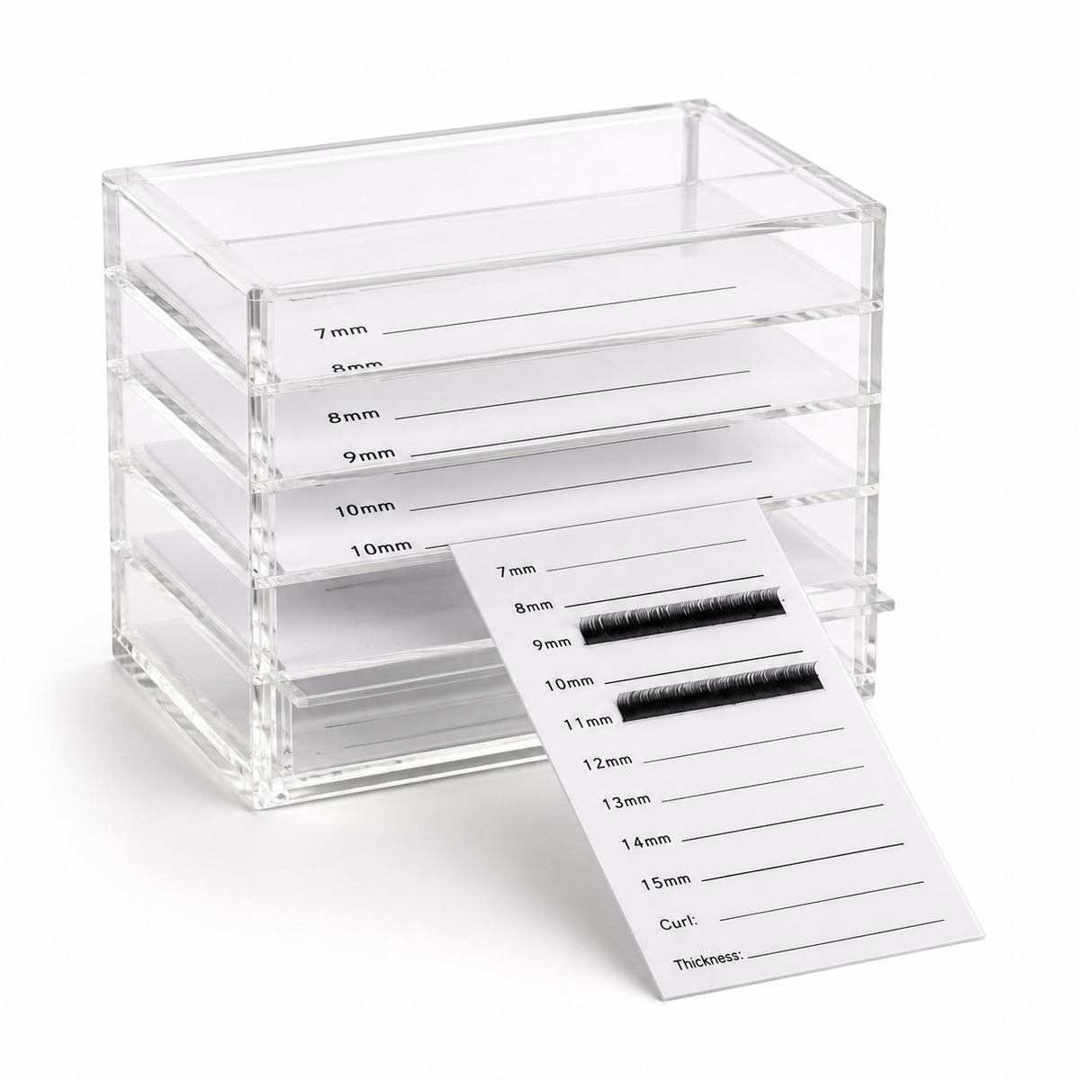 Lash Tile Organizer with Lash Palettes
