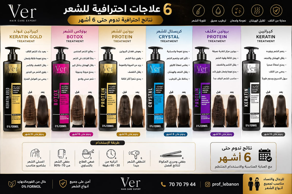 VER Professional Hair Treatment – 0% Formol