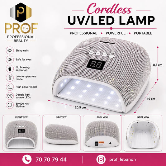 Cordless Crystal UV LED Nail Lamp