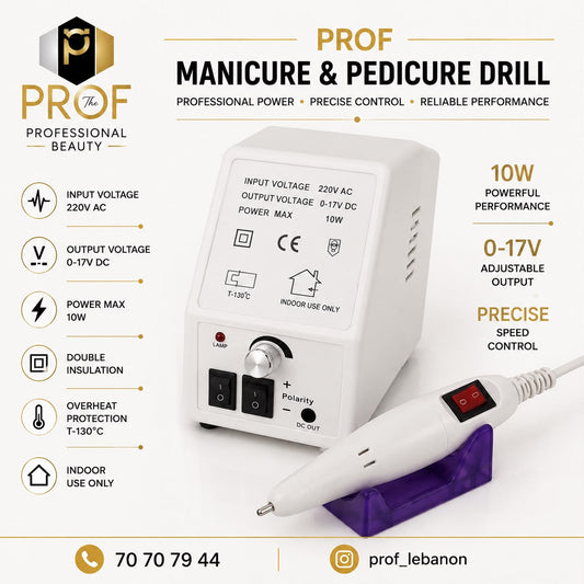 Professional Manicure & Pedicure Drill – 10W