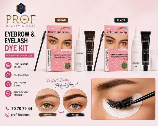 ICONSIGN Eyebrow & Eyelash Dye Kit – Brown or Black