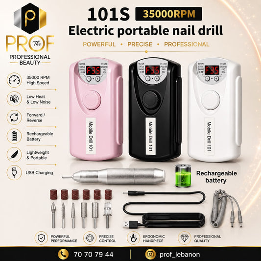 Rechargeable Portable Nail Drill 101S 35,000 RPM
