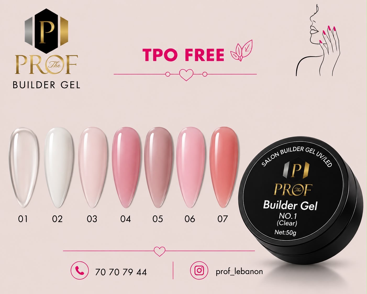 Builder Gel 60g by PROF