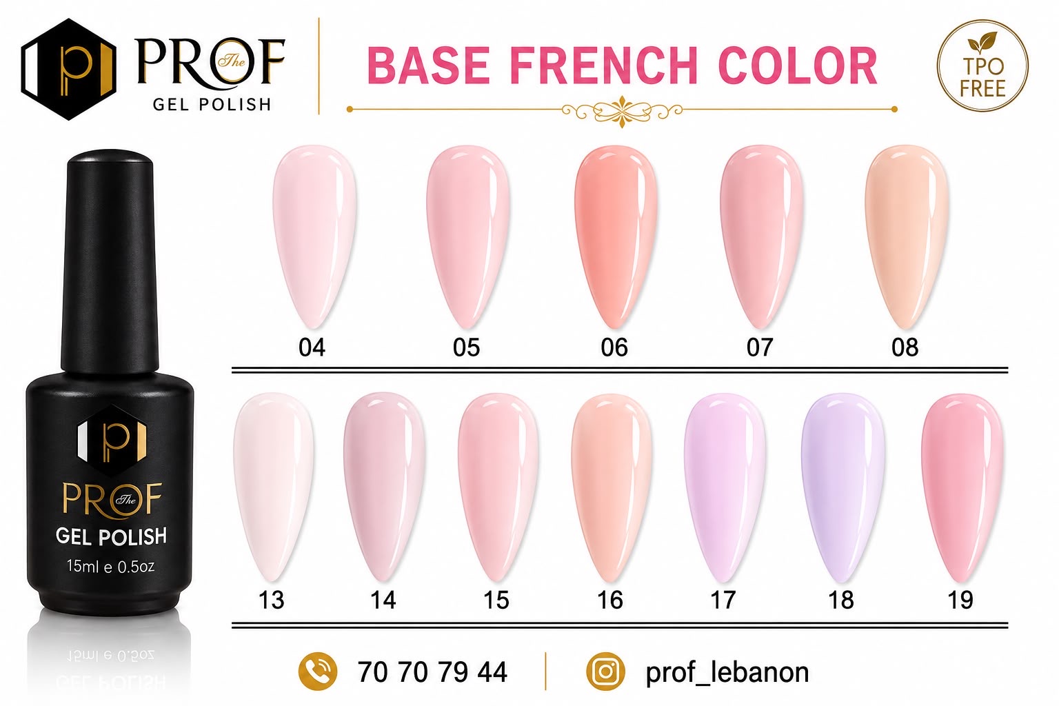 Base French Color 04–19 by PROF