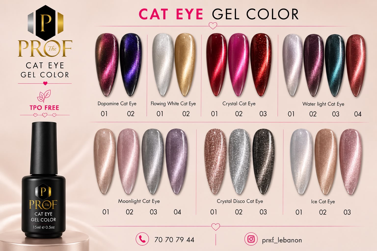 Cat Eye Gel Color by PROF