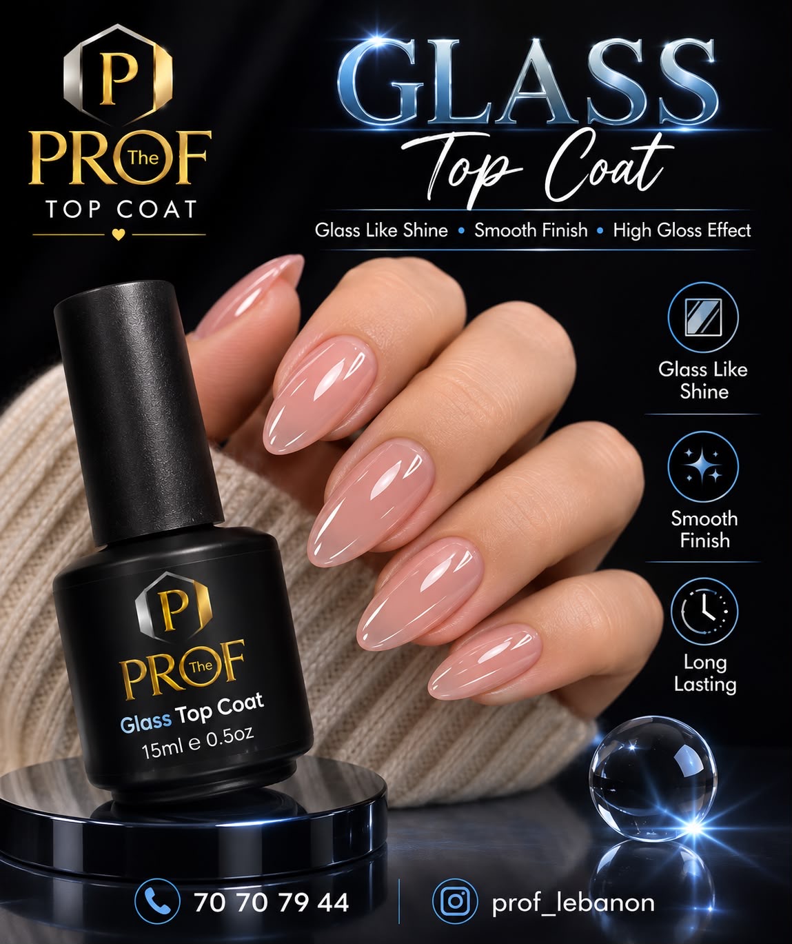 Glass Top Coat by PROF