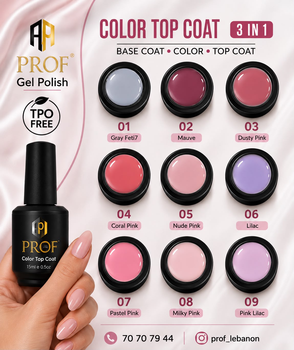 Color Top Coat by PROF